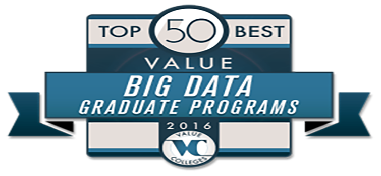 Top 50 Best Value Big Data Graduate Programs 2016