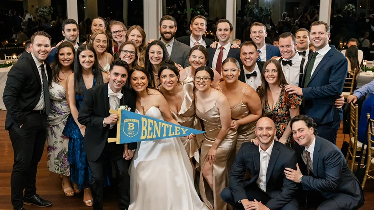 Julia Averna ’18 and Joe Emma ’18 wedding party