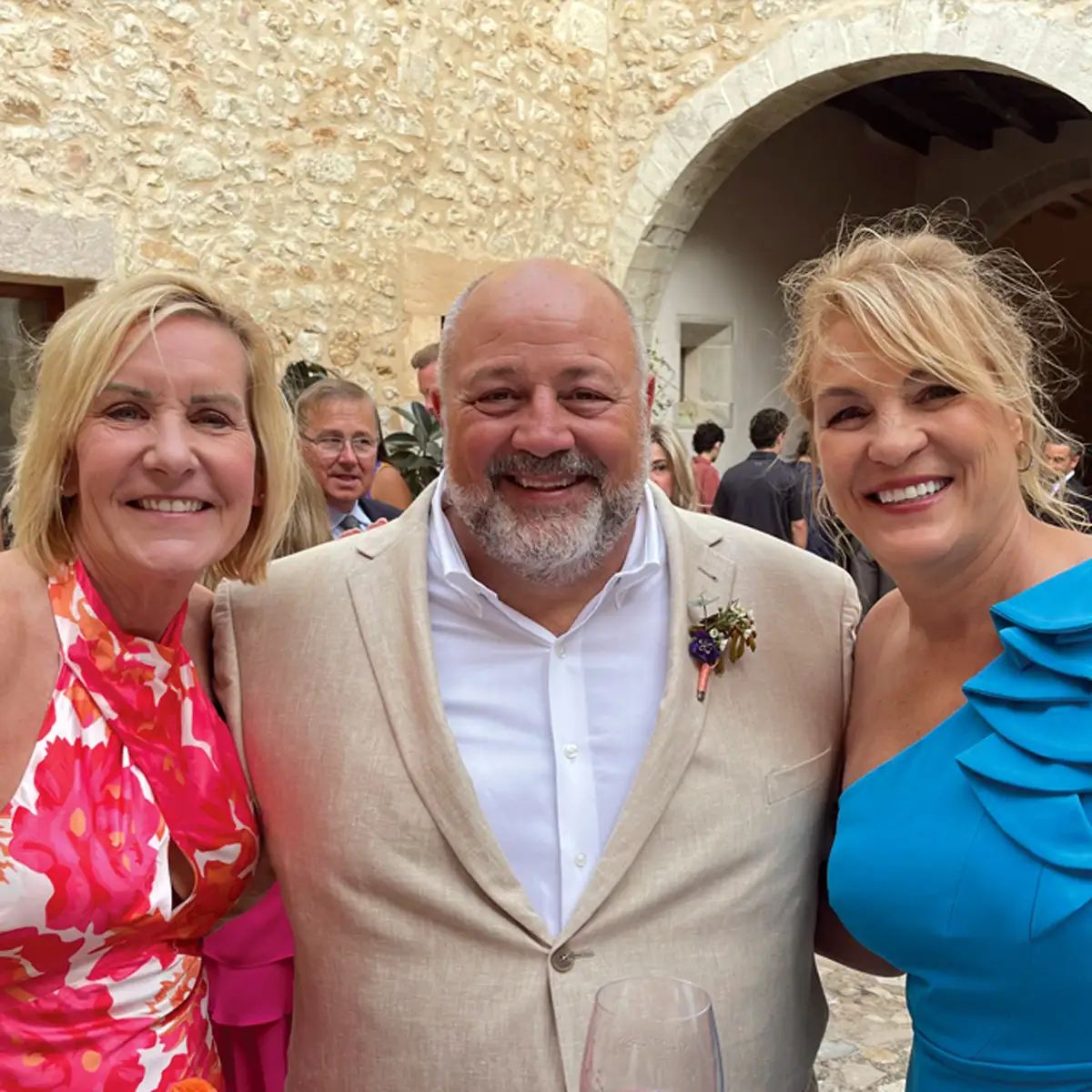 Alison (Leach) Moore ’85, Bobby Hendrickson ’85 and Sonya Coulstring ’85