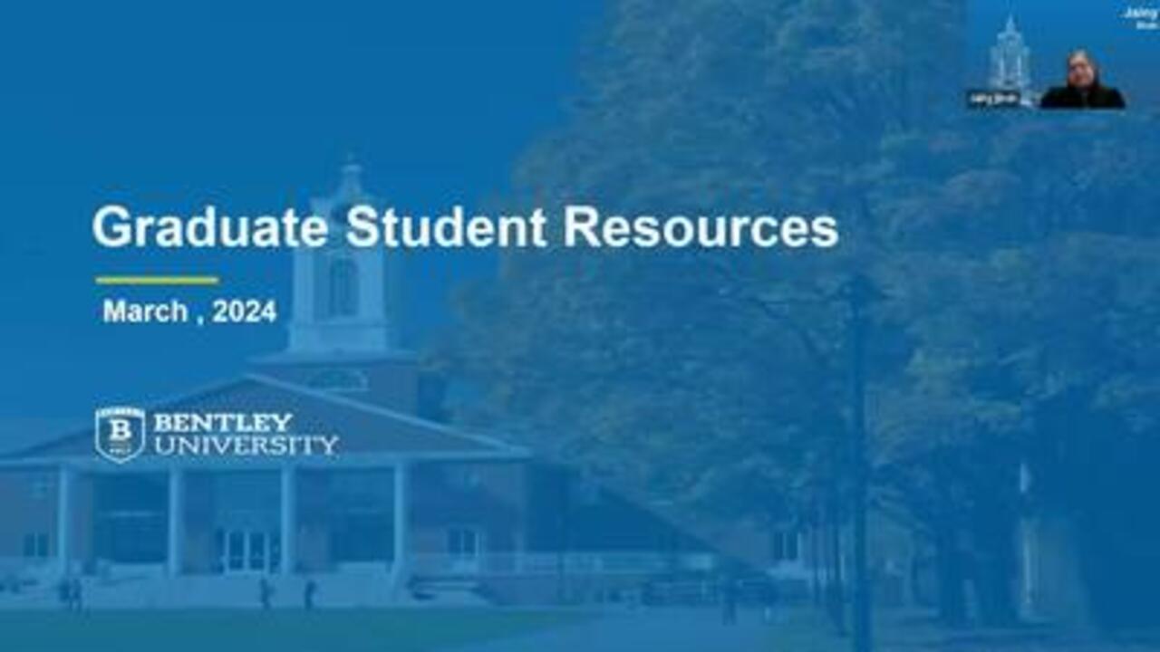Graduate Student Resources 