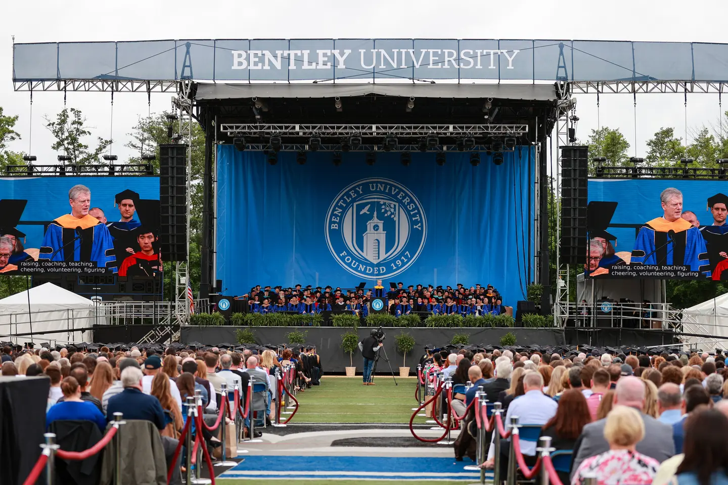 Charlie Baker Speaking at Commencement