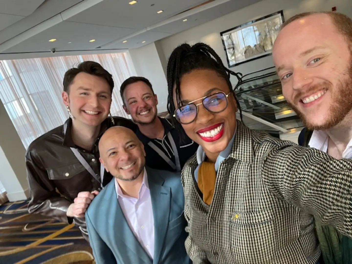 GLSEN CEO with Bentley Faculty and Staff