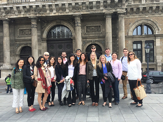 Bentley University graduate students study abroad in Eastern Europe