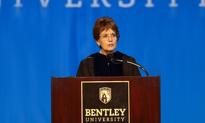 Mary Sue Coleman at Bentley University Inauguration