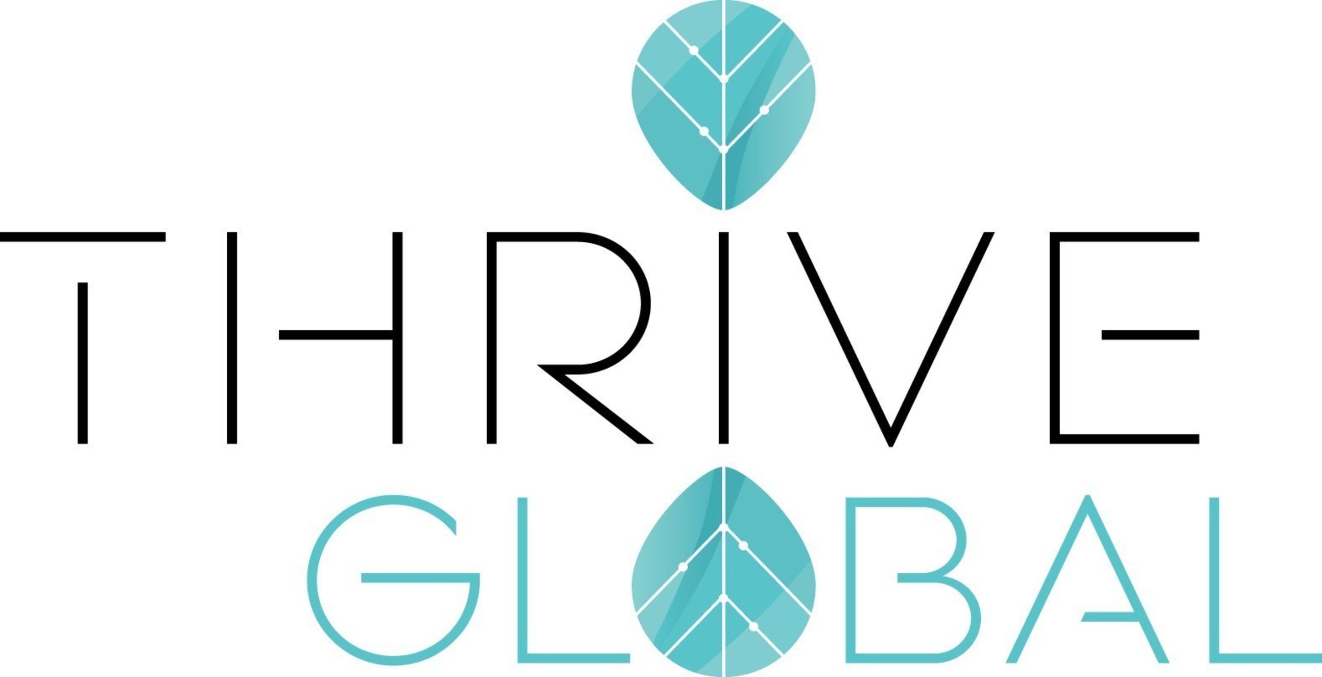 The logo for Thrive Global, who wrote this article.