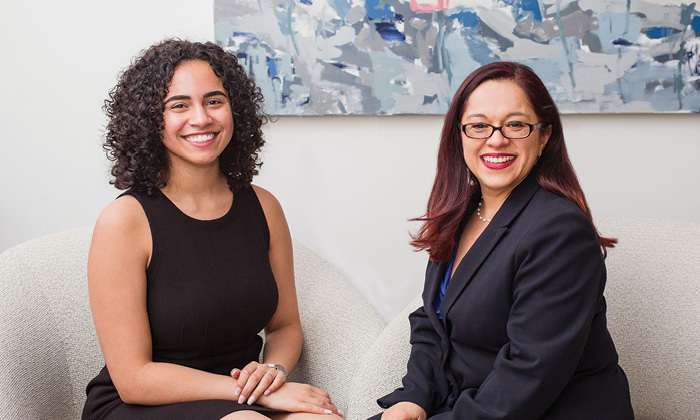 Valerie Perez and Carolina Figueroa