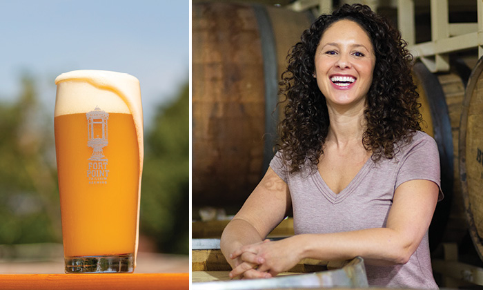 Bentley University graduate Esther (Rothstein) Tetreault owns Trillium Brewing