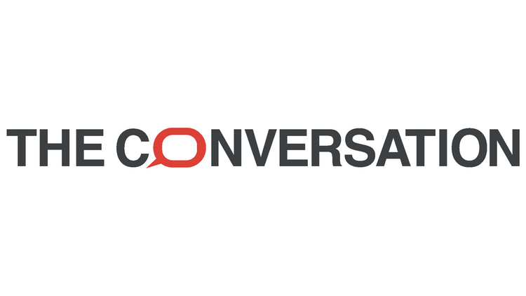 This image is a logo for The Conversation.