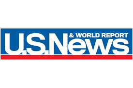 This is the logo for U.S. News & World Report.