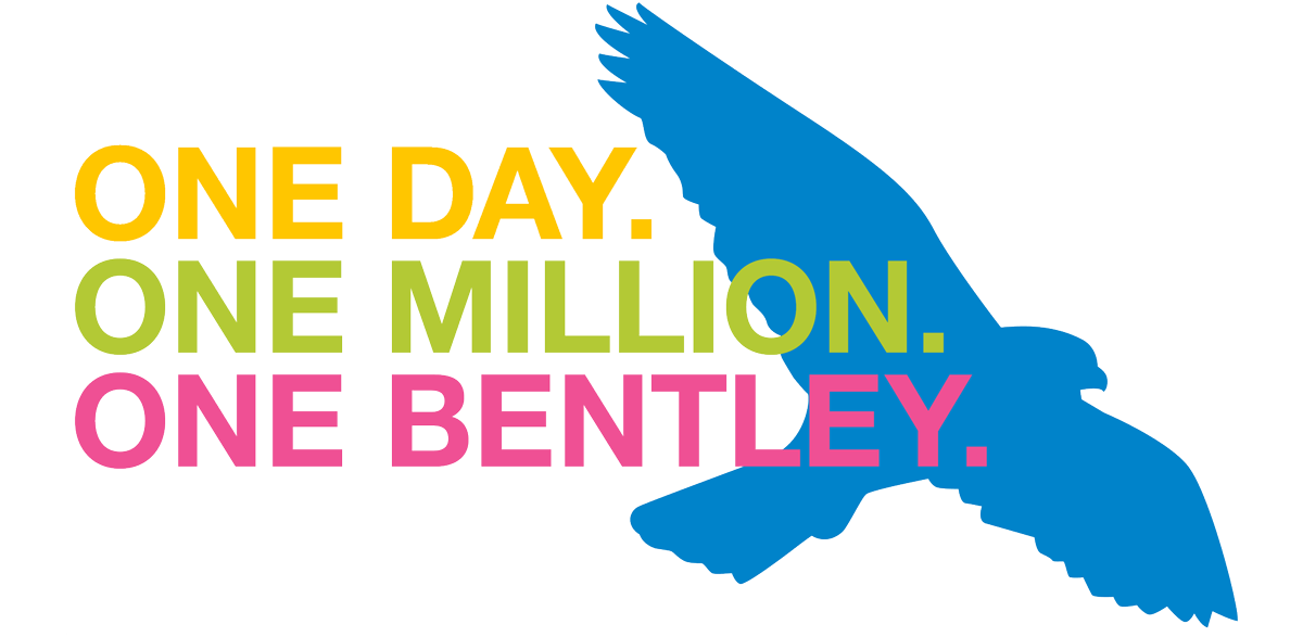 Falcons Forward. one day. one million. one bentley