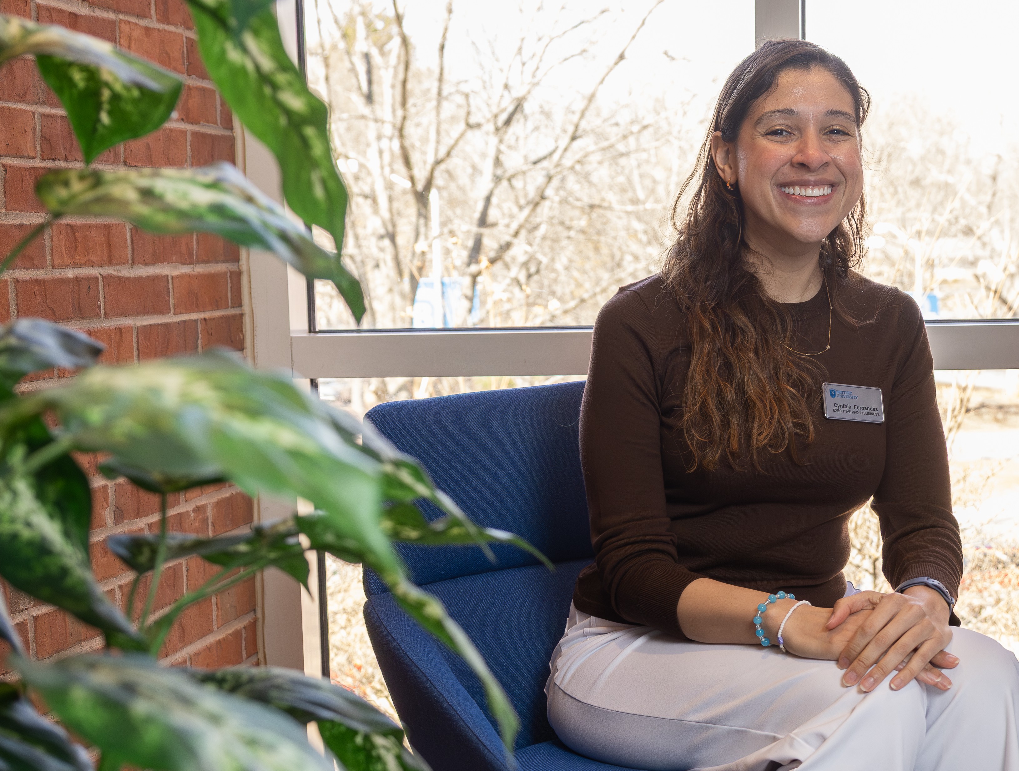 Cynthia Fernandes, Bentley University Quadruple Falcon