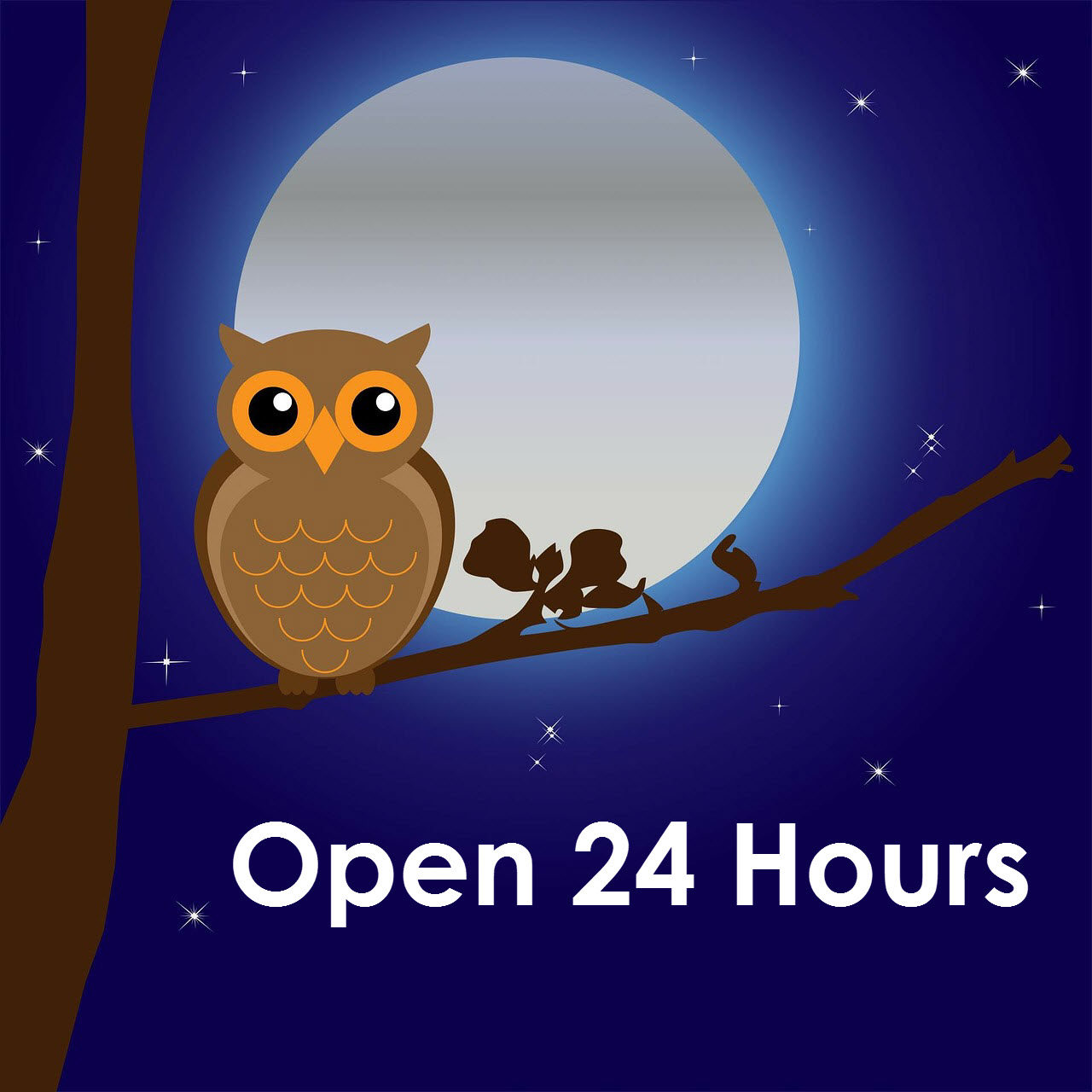 Open 24 Hours