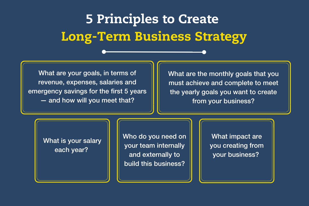 Five principles for long-term business strategy