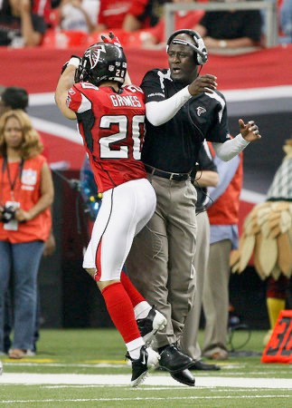 Alvin coaching for Atlanta Falcons