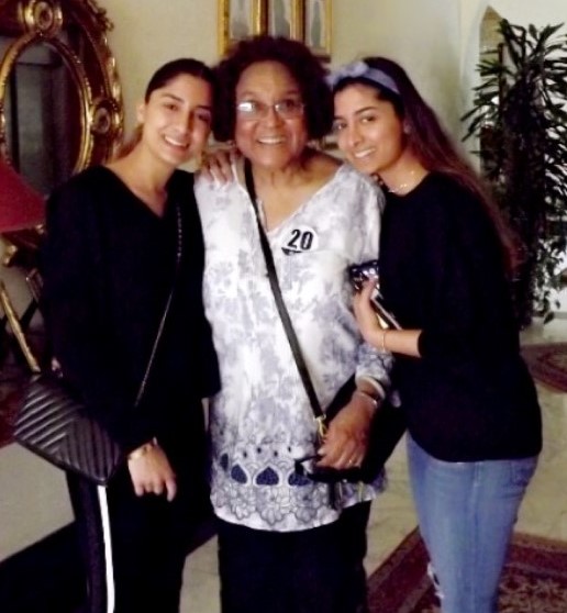 Barbara Paul-Emile with Sara '17 and Dana Abdulaal '17
