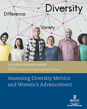 CWB Diversity Metrics Research Report cover of diverse individuals representing employees and the metrics to measure advances in diversity and inclusion