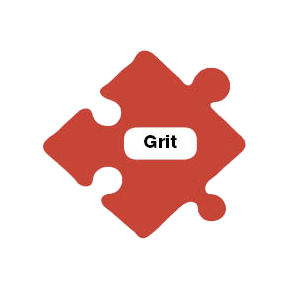 Puzzle piece with word grit, representing leadership qualities