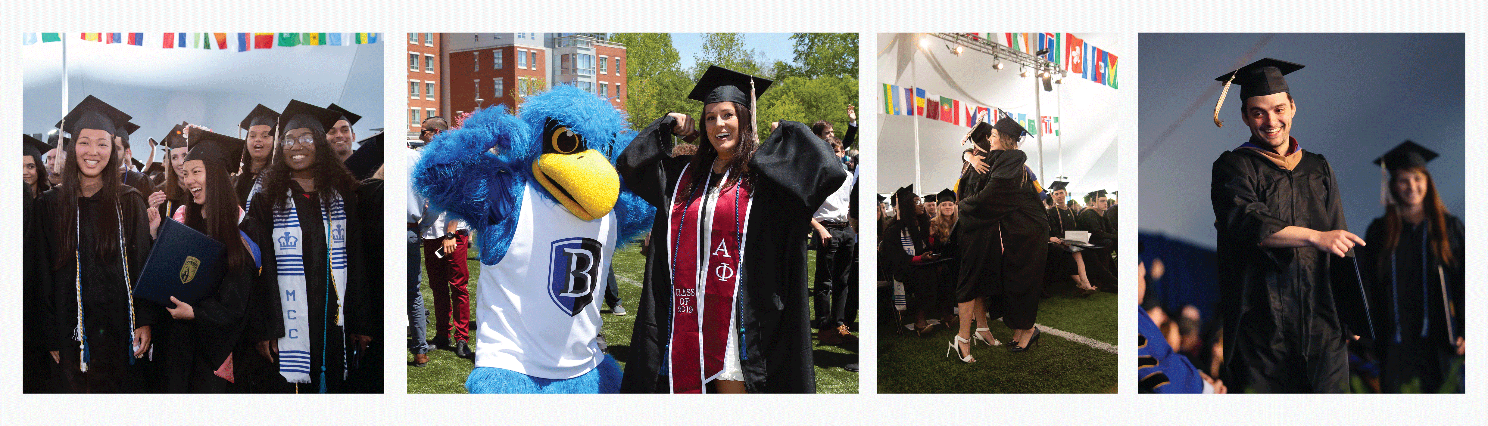 Scenes from commencement on campus