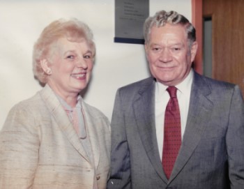 Photo of Bentley benefactors Juliet R. and Darald R. Libby.