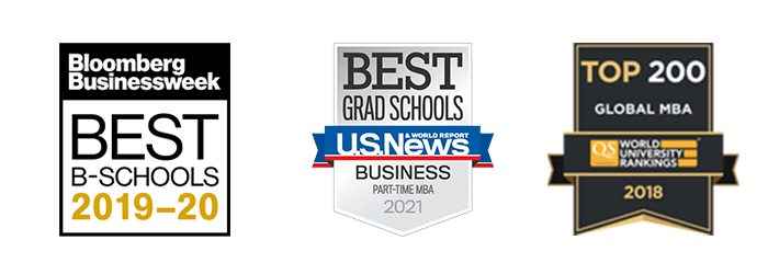 MBA Rankings from Bloomberg, US News & World Report, and QS World University Rankings