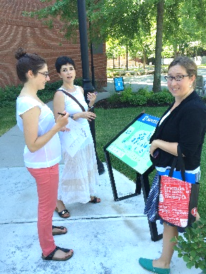 3 women talking 