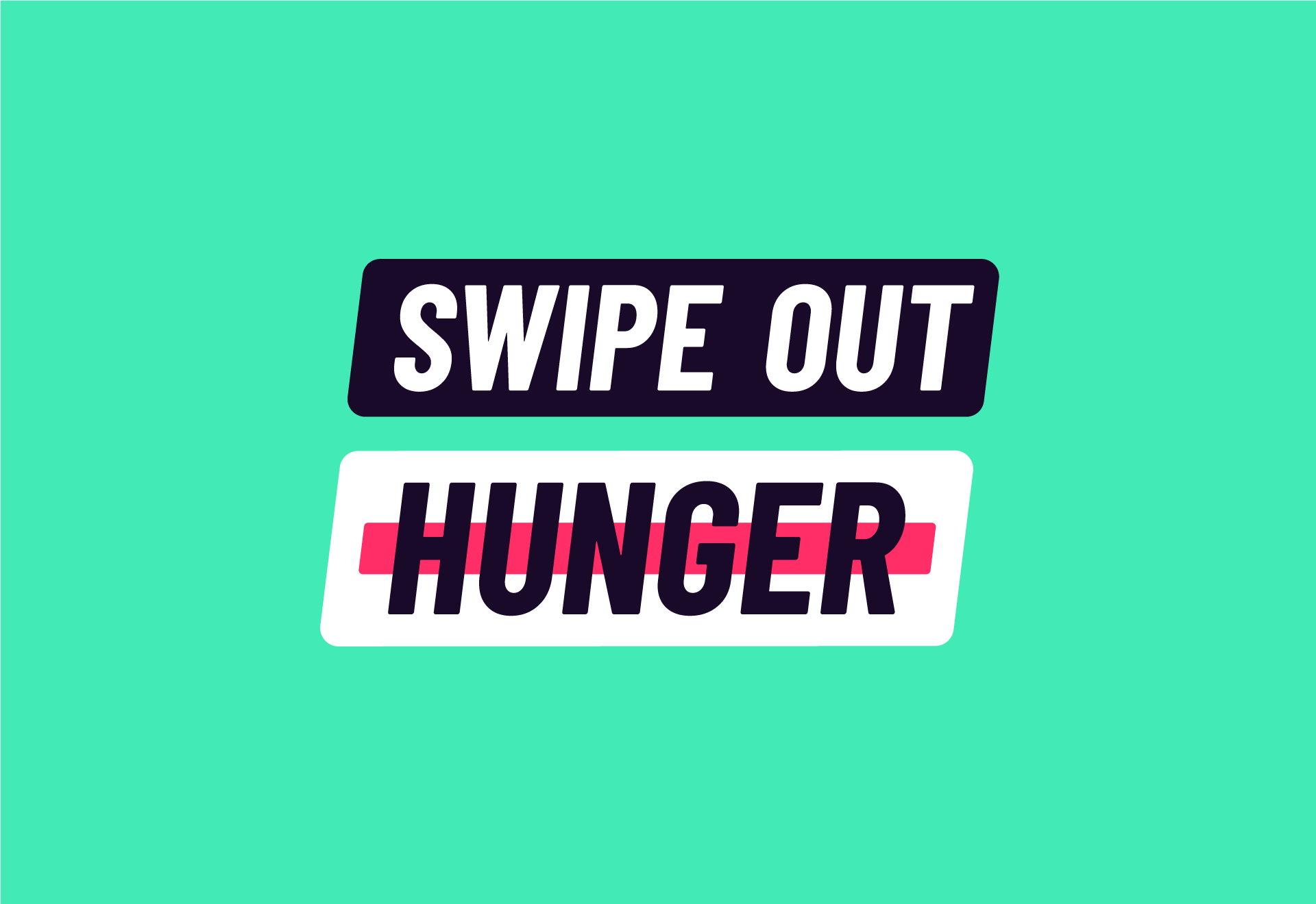 Swipe out hunger logo