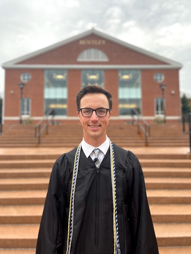 Ellis Yoder in graduation gown