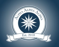The Tri-Alpha logo, featuring a white star on a blue circular background.