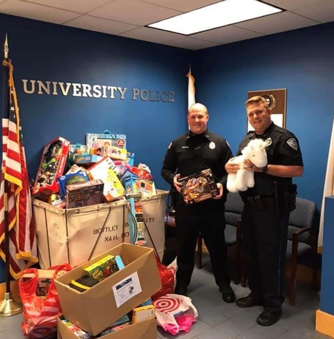 University police collecting toy donations