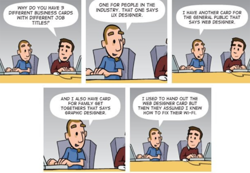 UX comic strip