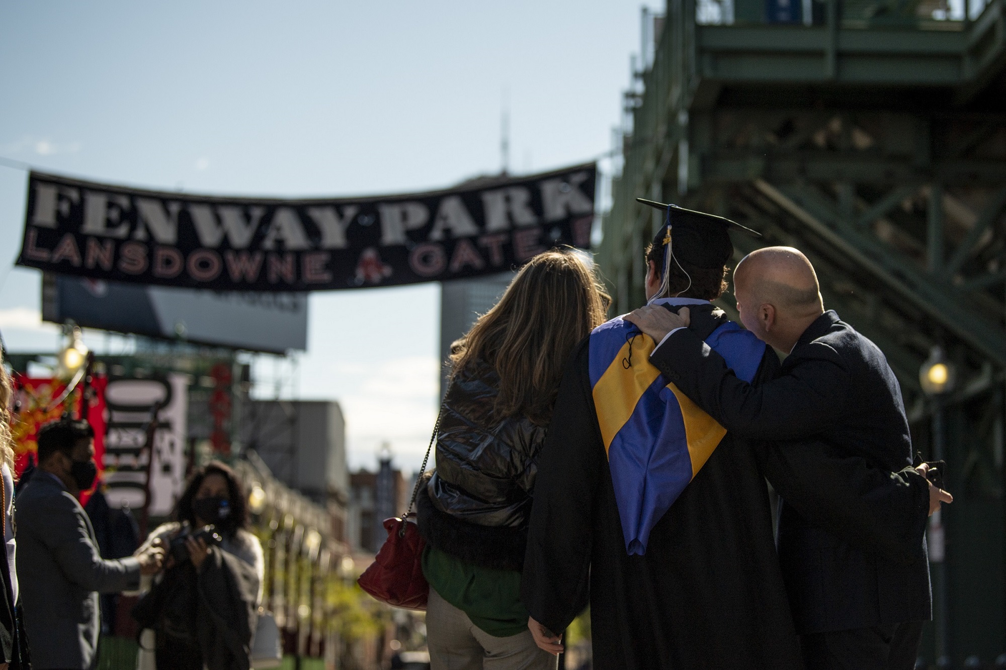 Grads at Fenway