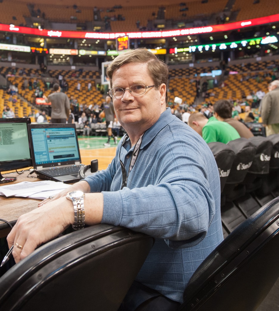 Dick Lipe at the TD Garden