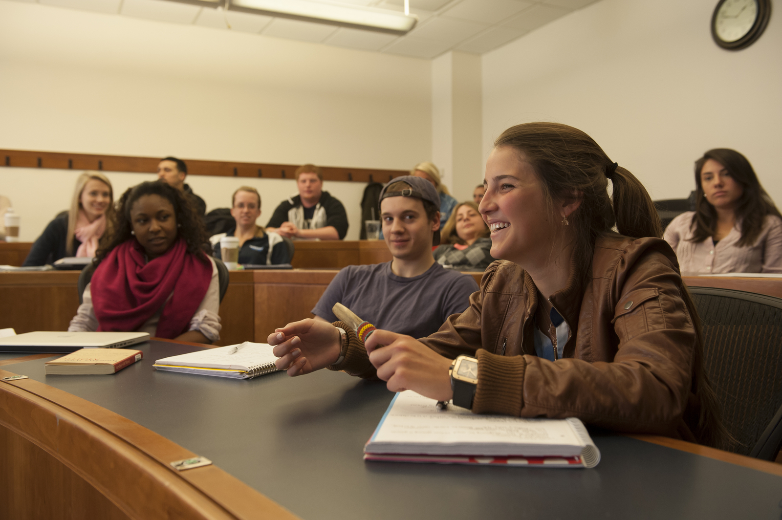 Students in class with Tim Anderson 