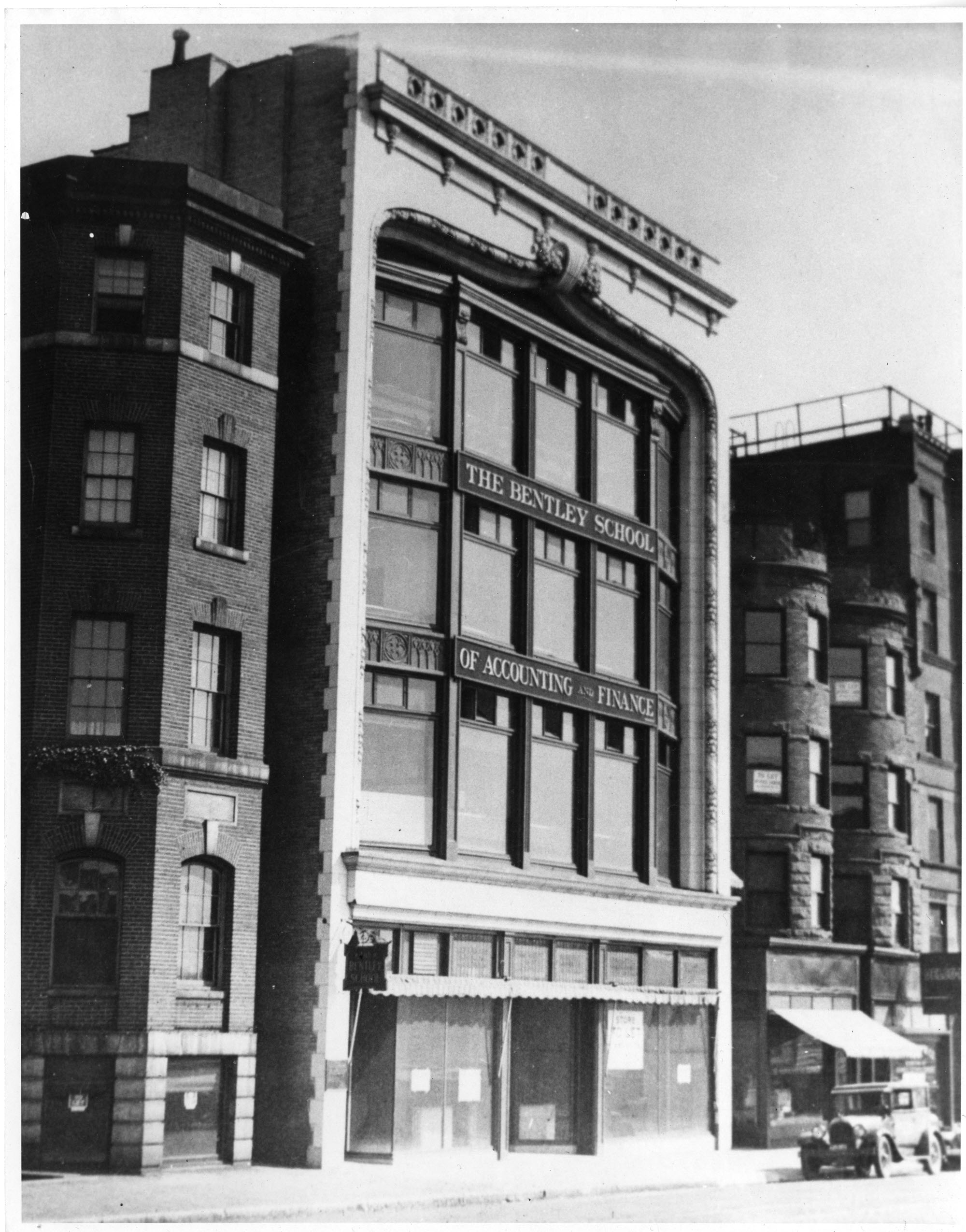 archives photo of Bentley School of Accounting and Finance, 921 Boylston Street, Boston