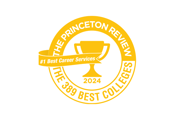 princeton review yellow badge career services ranking 