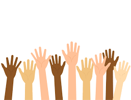 hands raised image
