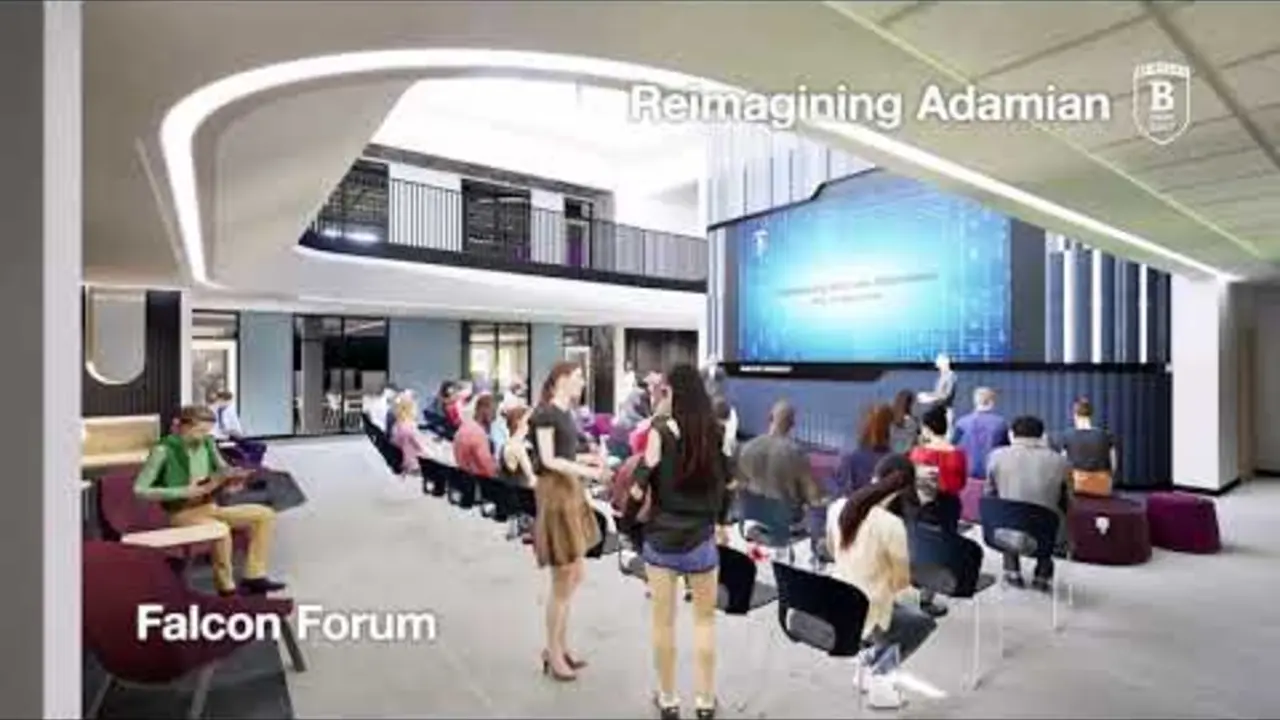 Virtual Tour: The Reimagined Adamian Academic Center at Bentley University