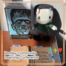 Book display of Frankenstein