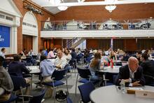 The crowd at Career Conversations.