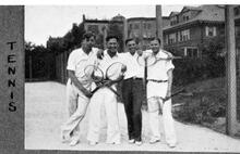 Tennis Team at Bentley University