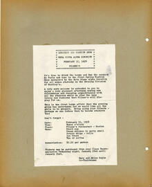 Beta Sigma Alpha Sorority Archive File