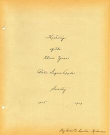 Beta Sigma Alpha Sorority Archive File