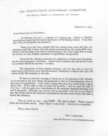 25th Anniversary comitee