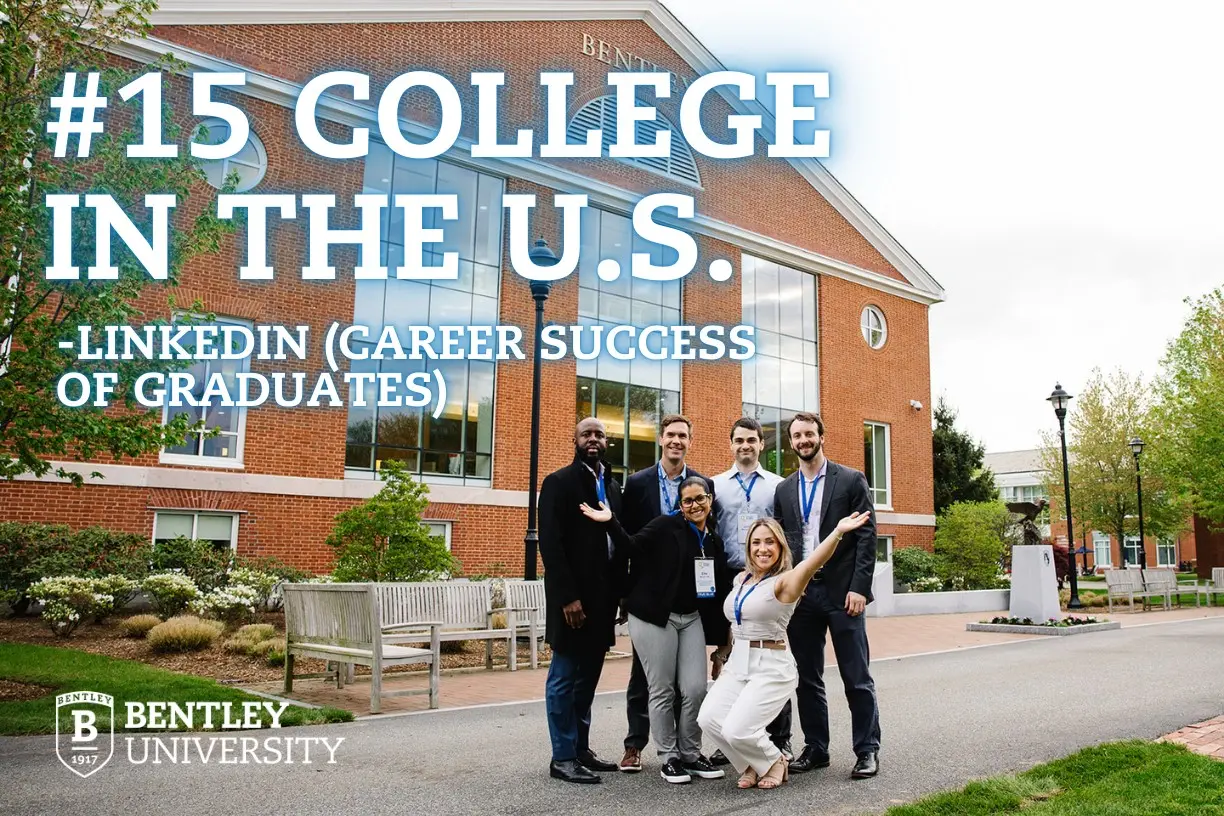 Students in front of the Bentley library
