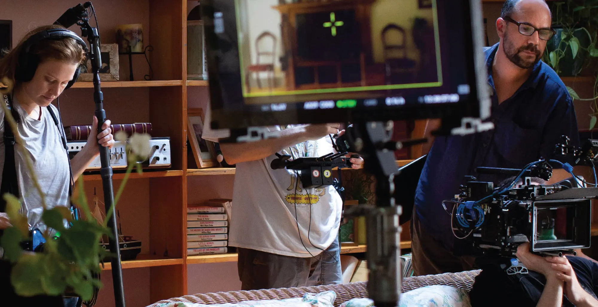 setting up recording equiptment