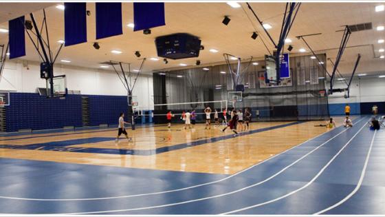 Dana Center volleyball courts