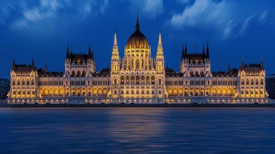 The Royale Palace in Budapest Hungary
