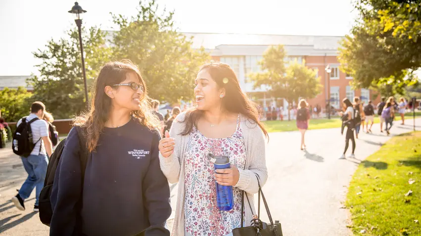 students at fall open house