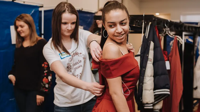 Bentley University Dresses to Dreams event