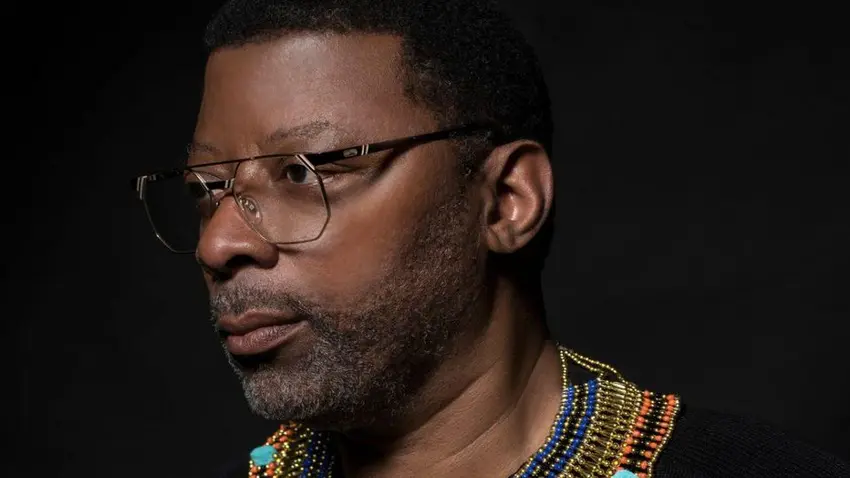 African American man looking sideways